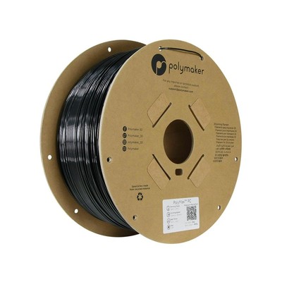 TOUGH PC 1,75mm BLACK 3kg POLYMAKER POLYMAX 3D FILAMENT PC02007 (6938936712770)