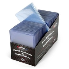 Card Sleeves and Toploaders for Card Combo - 100 Count | Top Loaders and Acid...