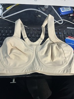 Champion 1694 double dry power back Sports Bra 32C beige DISCONTINUED