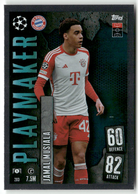Topps Match Attax Champions League 23/24 Nr. 203 Jamal Musiala Playmaker