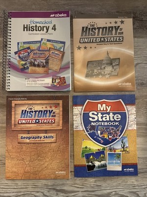 Abeka History 4 Lesson Plans, Keys and State Notebook