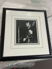 Signed From Hamburg to Hollywood book/Framed John Lennon Top Ten Club 1961 pic