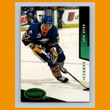 Brad May #27 1993-94 Parkhurst Emerald Ice Buffalo Sabres Hockey Card NHL
