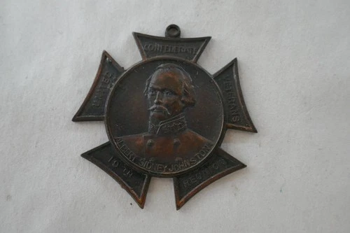Original Confederate Reunion Medal Albert Sydney Johnston