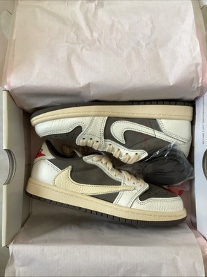 Nike Travis Scott x Air Jordan 1 Low OG PS Reverse Mocha DO5442-162 Size 13C