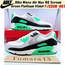 Nike Wmns Air Max 90 Scream verde platino violeta FJ3208-001 talla para mujer