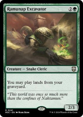 1x Ramunap Excavator - Commander: Modern Horizons 3 - NM  -  MTG