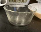 Vintage PYREX 463 Clear Glass Custard Cup w/Scalloped Rim