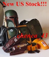 New in US  Star Wars The Mandalorian Body Armor FRP Helmet Boba Fett Prop Set