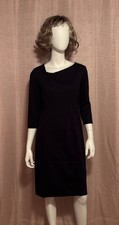 NWT Talbots Women’s Size 8 Blue Rayon Blend 3/4 Sleeve Sheath Dress