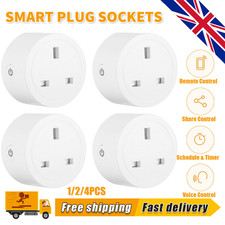 1/2/3/4 Pack Wifi Smart Plug Gosund WiFi Socket Ouelet works with Amazon Alexa