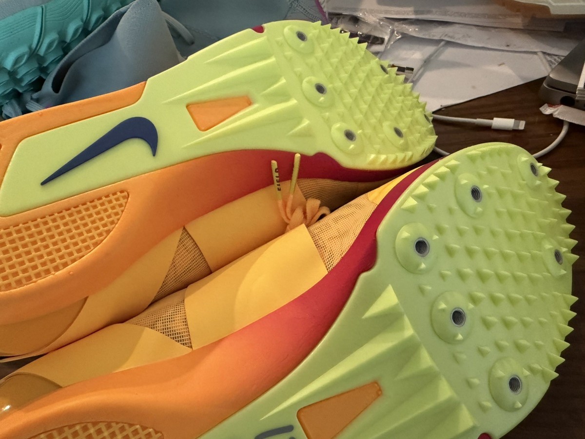 Nike Zoom Pole Vault Elite Track Citron Pulse Spikes FZ9649-800 Men’s Size 10 Nike Zoom Pole Vault Elite Track Shoes Citron Pulse Spikes  main image 3