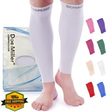 Doc Miller Compression Calf Sleeve 15-20mmHg 1 Pair