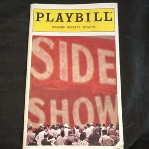 Side Show Broadway Playbill September 1997