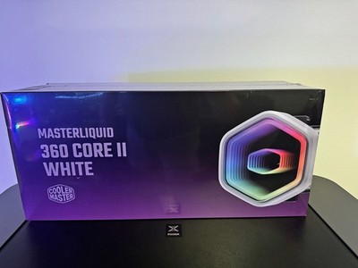 Cooler Master MasterLiquid 360 Core II White AIO Liquid Cooler MLW-D36M-A18P NEW