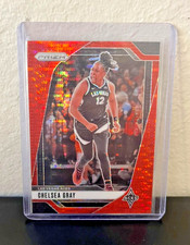 Chelsea Gray 2024 WNBA Panini Prizm Red Seismic Prizm /299 - Las Vegas Aces