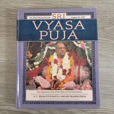 Sri Vyasa-Puja A. C. Bhaktivedanta Swami Prabhupada 1990 HC