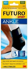 Futuro Sport Deluxe Ankle Stabilizer Moderate Support Adjustable Fit Black 1ct