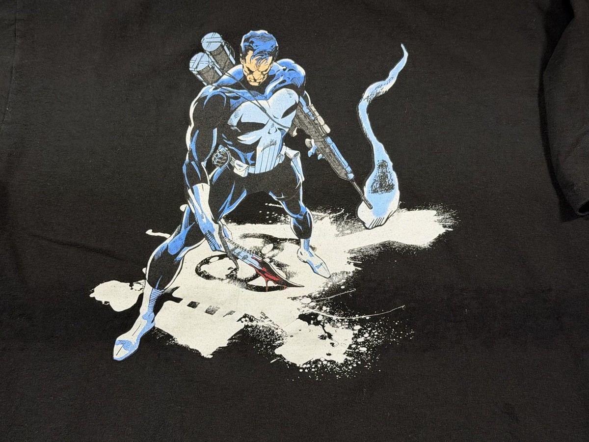 Stussy x Marvel Punisher Tee Shirt Black Size XL 2011 | eBay