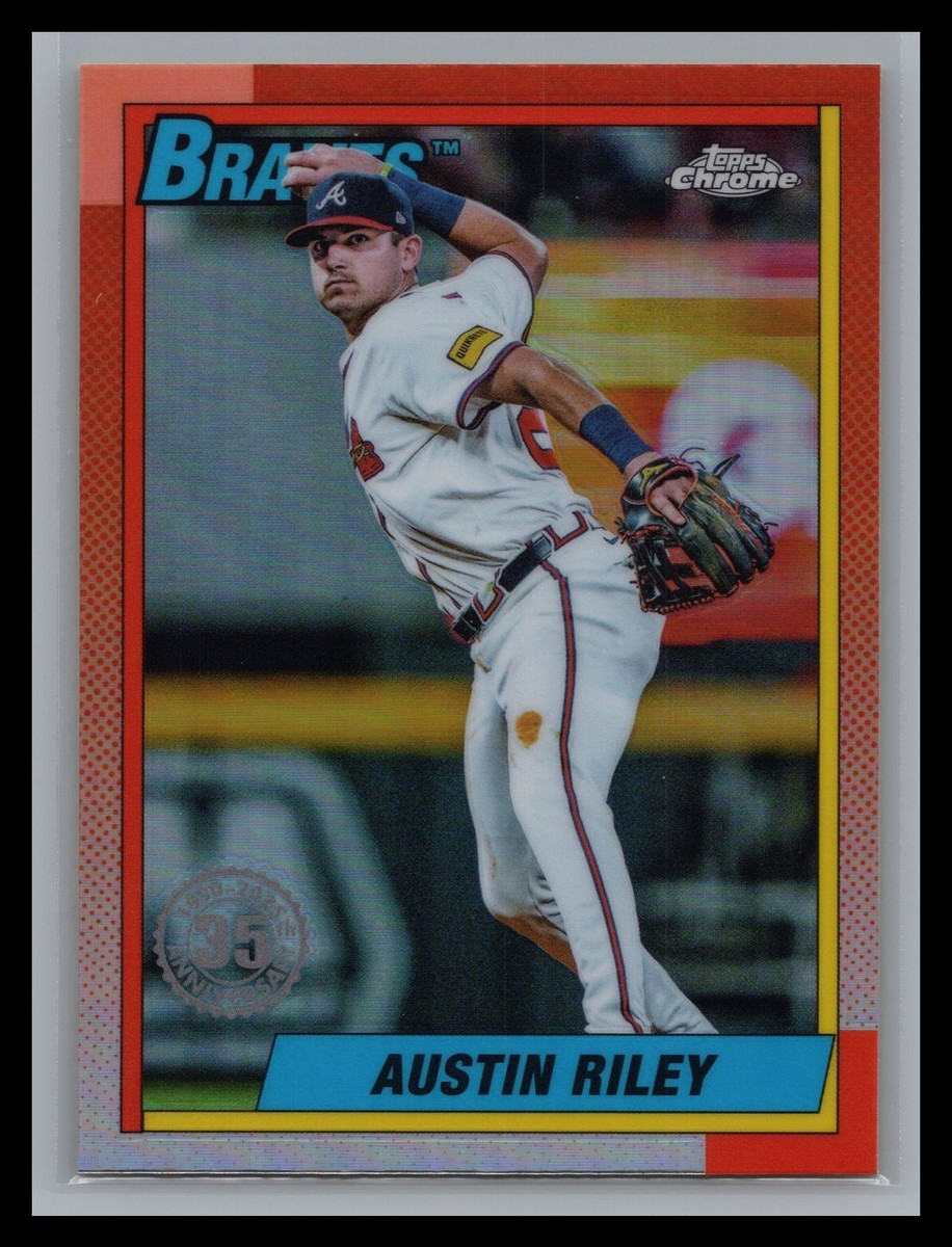 2025 Topps Chrome #90CB-1 Austin Riley 1990 Topps Throwback