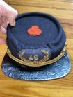 ORIGINAL Penna.  Civil War  GAR KEPI OFFICERS CAP 2nd CORPS 46 th Regiment