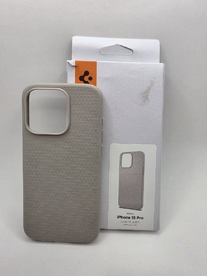 Spigen iPhone 15 Pro Hülle Liquid Air Sleek & Slim Natural Titanium ACS07217