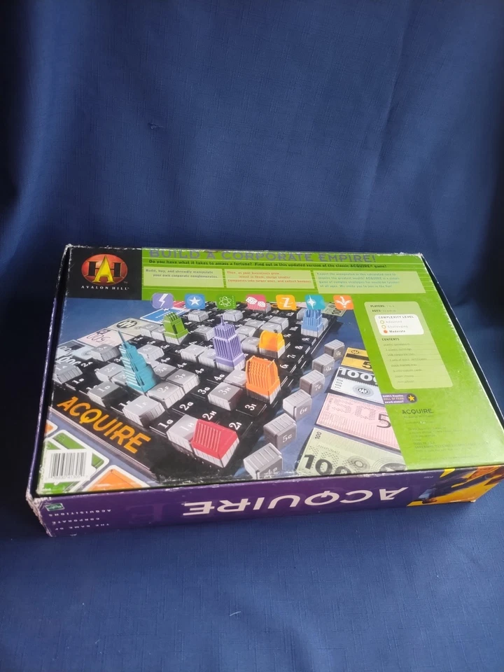 Juego de Mesa Adquisiciones Corporativas ACQUIRE - 1999 Avalon Hill - 96% Completo Foto 2 de 4