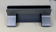 Vertical Aluminum Laptop Holder Desktop Stand with Adjustable Dock