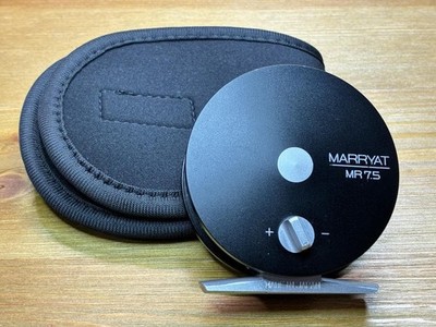 Mariette MR7.5 Fly Reel Black Excellent Condition Fly Fishing Aluminum Reel