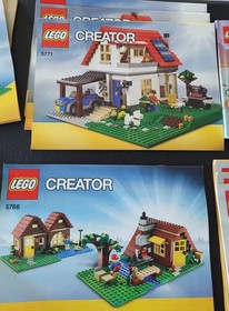 Lego Creator 3 in 1 Manuals Lot-31104-31050-31065-31026-31116-31108-31025-31048+