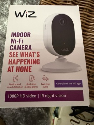 Kamera Wiz Indoor WiFi Kamera 1080p App gesteuert 2 Wege Lautsprecher Neu in OVP