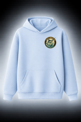 BLUE MARLIN  LIGHT BLUE FLEECE LINED HOODIE by Salty Paradise 