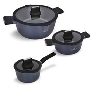 Zwieger Topfset 6-Tlg Aluminium Antihaftbeschichtung Greblon Induktion Gas