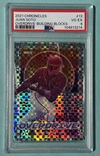 2021 Panini Chronicles - Overdrive Juan Soto #13 Building Blocks Prizm - PSA 4