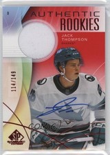 2024 SP Game Used Authentic Rookies Red Jersey /149 Jack Thompson #237 Auto 1r1g