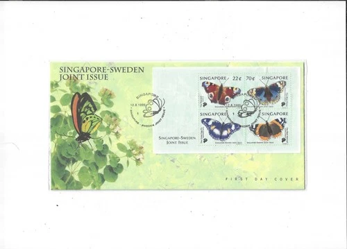 Singapore/Sweden Year 1999 Joint Issue Miniature Sheet on FDC