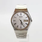 Vintage SEIKO Type II 4336-8040 Quartz Day Date Roman Dial Japan Made