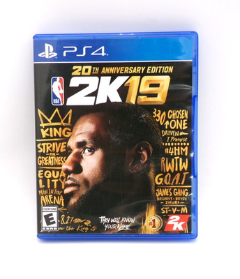 PS4 NBA 2K19 20th Anniversary Edition PlayStation 4 LeBron James Cover TESTED!!!