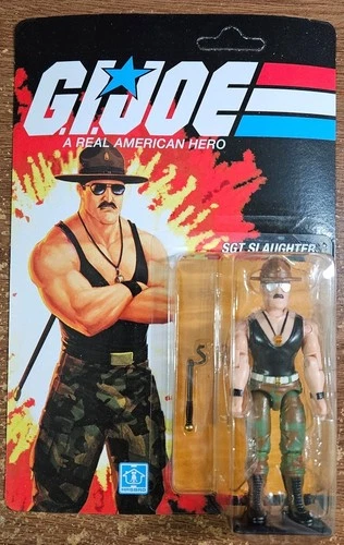GI Joe Sgt Slaughter 3.75" Figure Retro Transformers Collaborative Kup Triple T