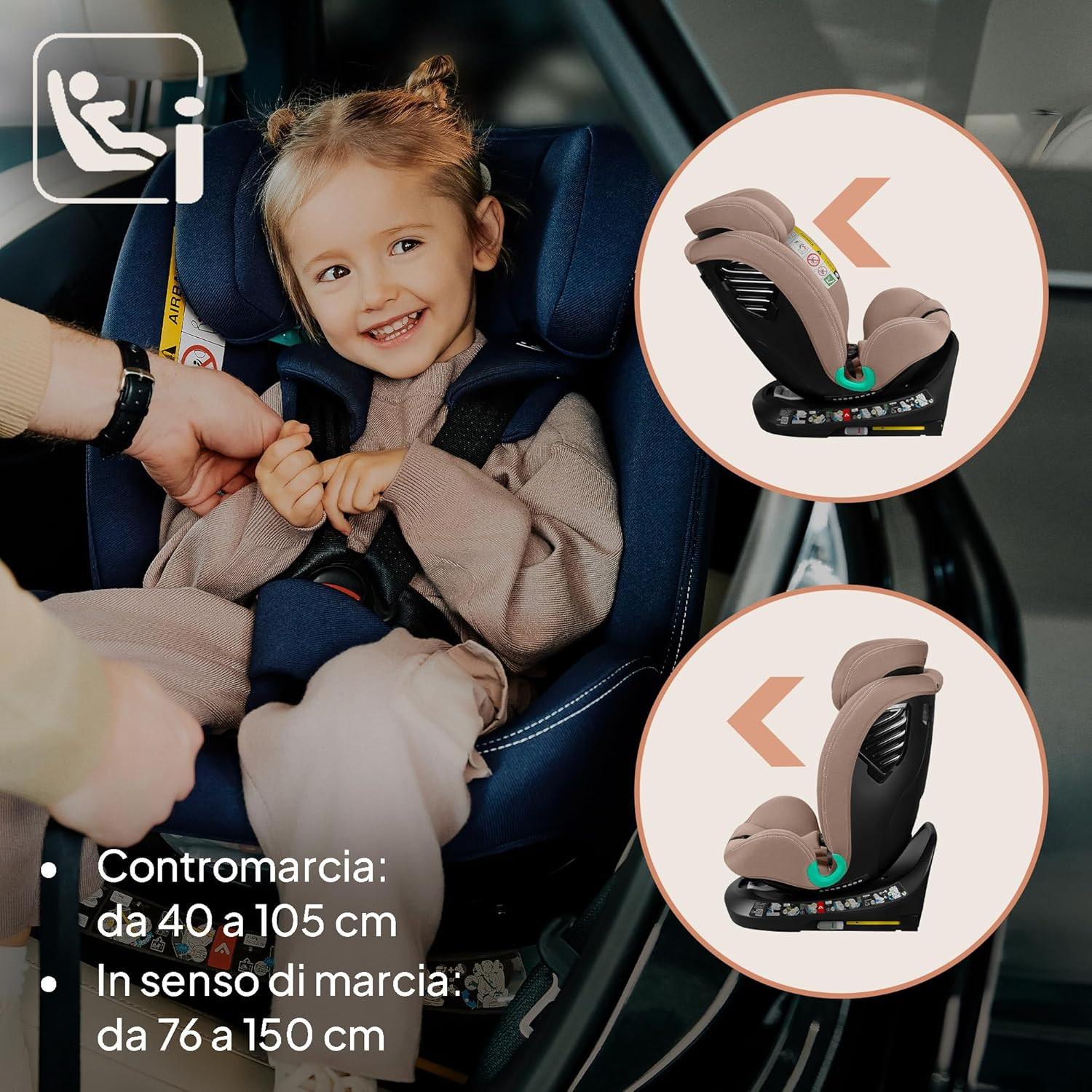 Seggiolino Auto Evolutivo Bastiaan I-Size 4-In-1 foto 5