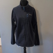 Columbia Mens Navy Blue Full Zip Fleece Jacke...