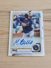 2020 Bowman - Chrome Prospects Autographs Micah Bello #CPA-MB (AU, RC)