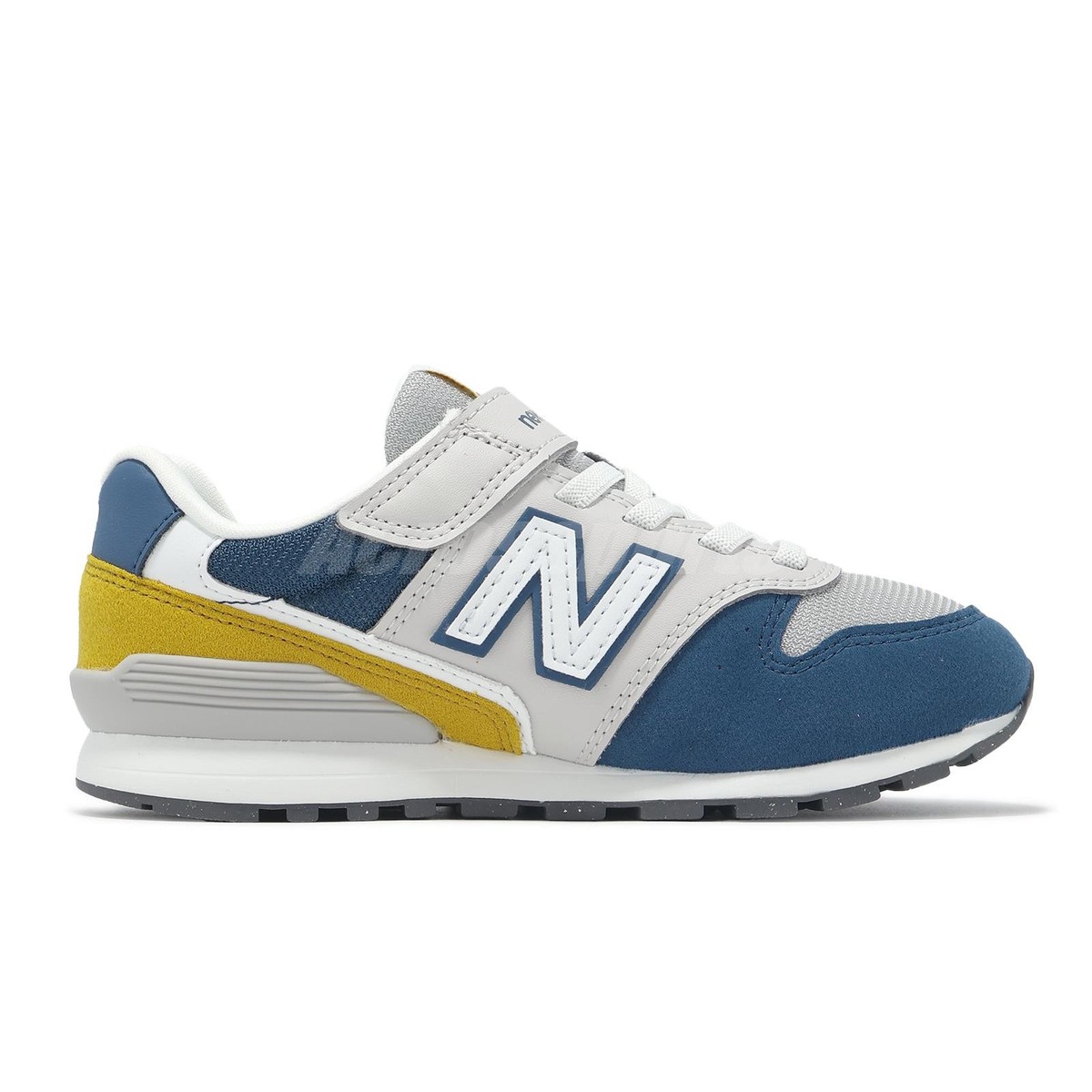 New Balance 996 Wide NB Grey Blue Kids Preschool Casual Strap
