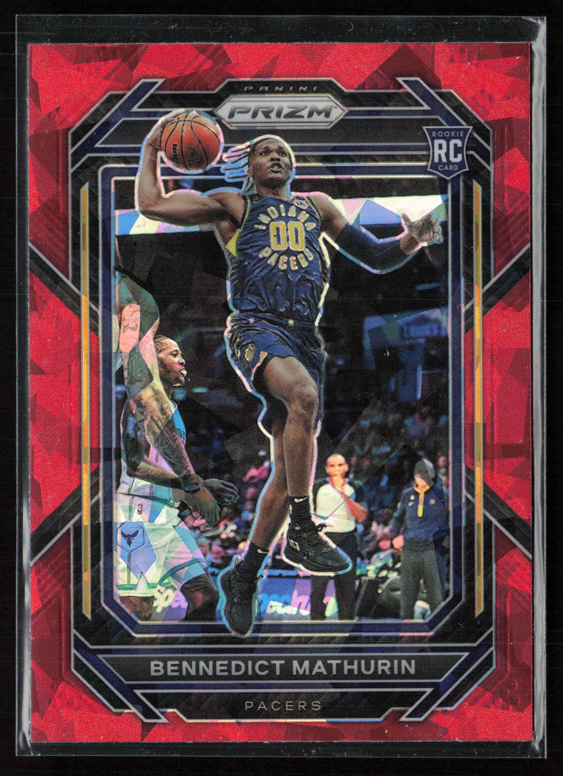 Bennedict Mathurin 2022-23 Panini Prizm #254 Prizms Red Ice Indiana Pacers