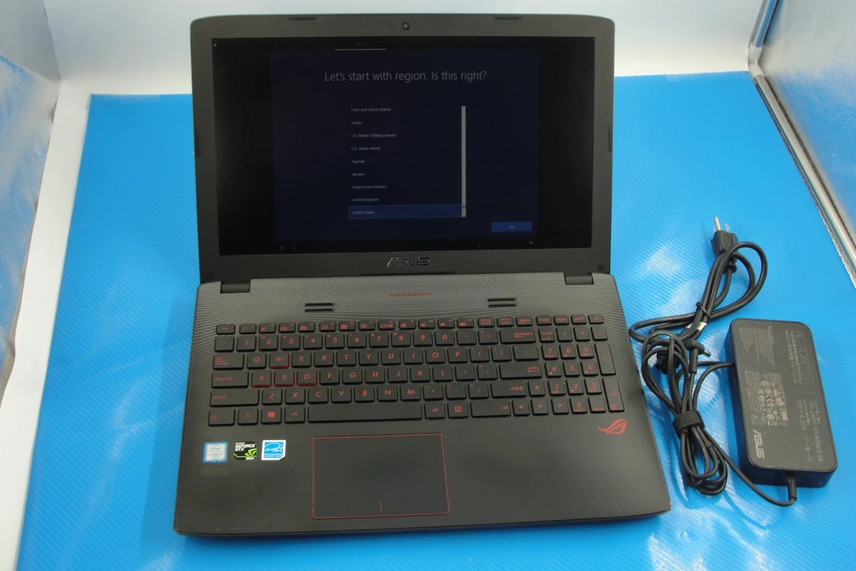 Portátil para juegos ASUS GL552V Intel i7 6700HQ 2,6 GHz 16 GB 128 GB SSD 1 TB GTX 960M W10
