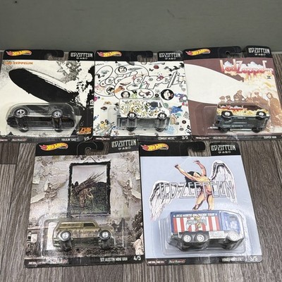 Hot Wheels PREMIUM レッドツェッペリン　5台セット Hot Wheels Premium Led Zeppelin Pop Culture Set Of 5 Real Riders