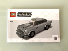 Lego Speed Champions : Aston Martin DB5 Instructions (76911) VGC