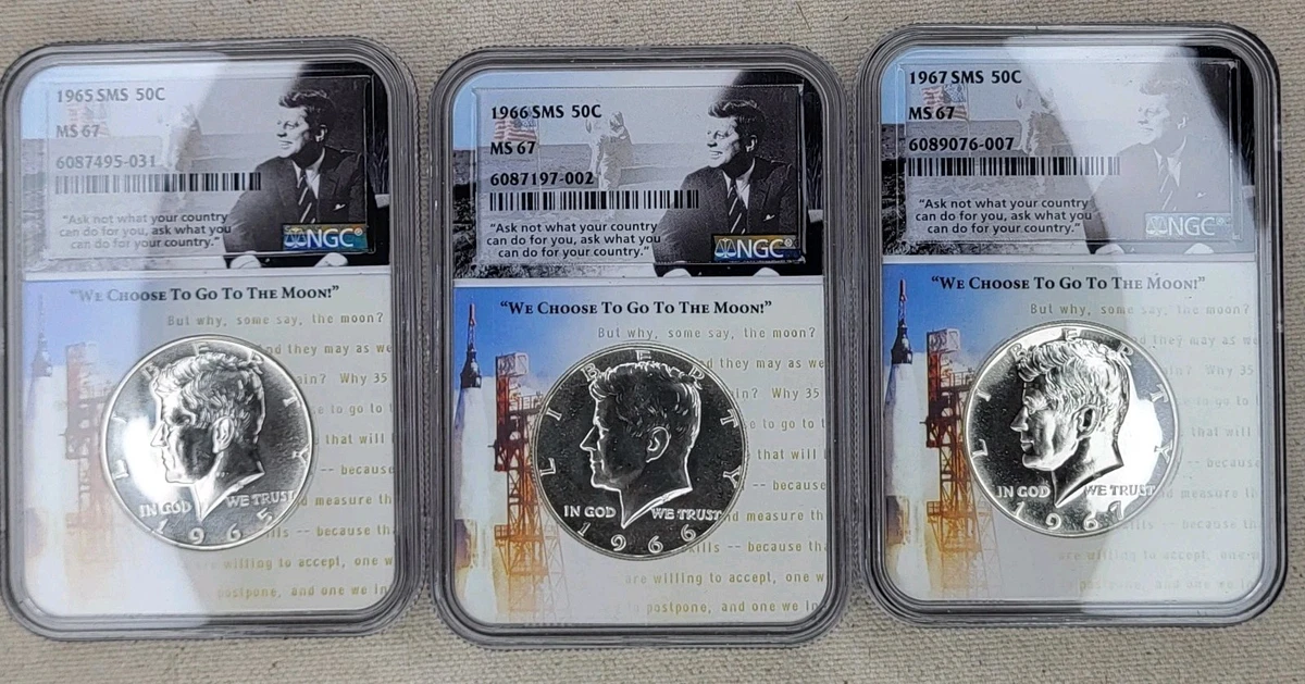 MS 67 Graded 1967 Kennedy US Half Dollars (1964-Now) for sale | eBay