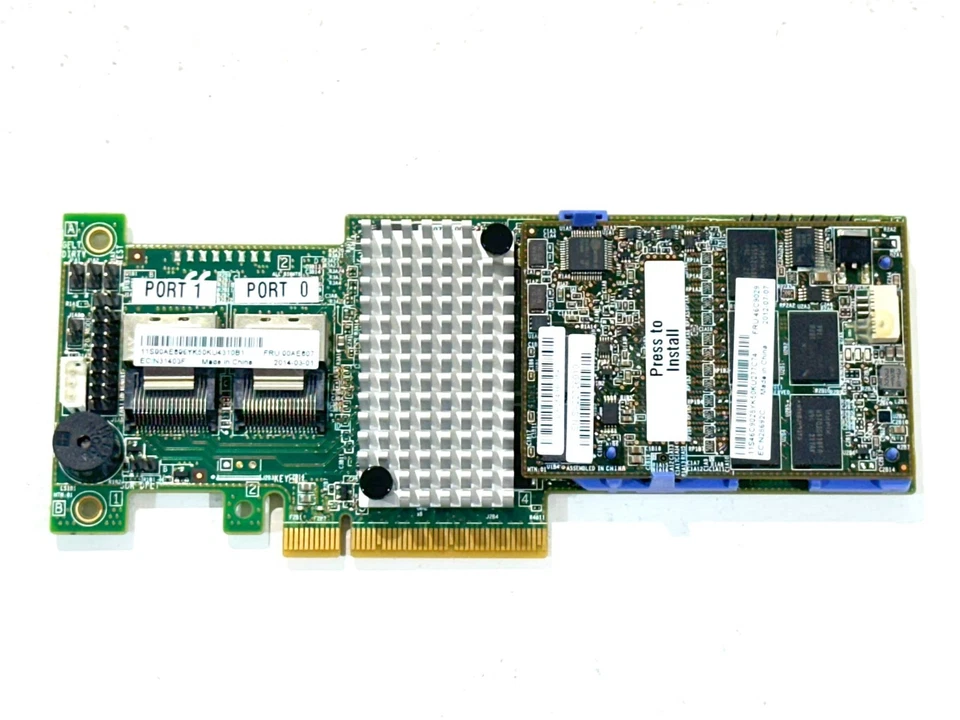 IBM ServeRAID M5110 6Gb/s SAS/SATA PCIe RAID Controller FRU P/N: 00AE807 Tested - Image 2 of 4