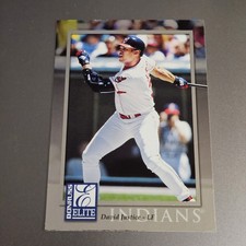 1998 Donruss Elite David Justice #53 Cleveland Indians MLB Baseball Card